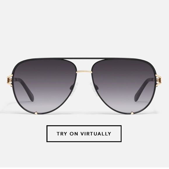 NWT Quay HIGH KEY TWIST Metal Aviator - Picture 2 of 9